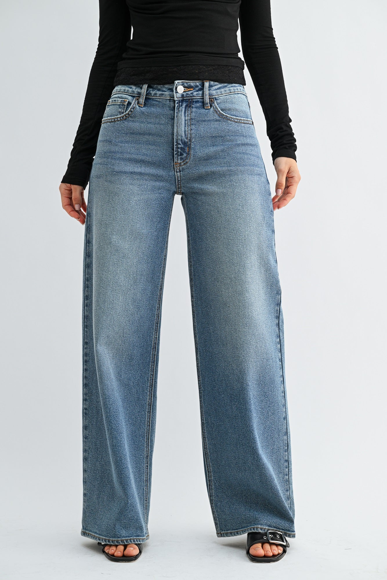 Harper High Rise Full Length Straight Jean
