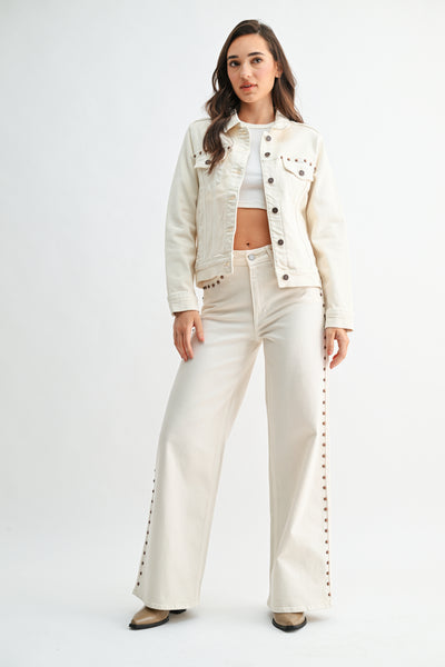 Chloe Relaxed Classic Jacket | Stretch Denim – Just USA Jeans