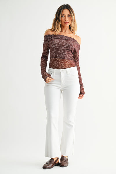 Zoey Cropped Flare Jean | High Rise Denim – Just USA Jeans