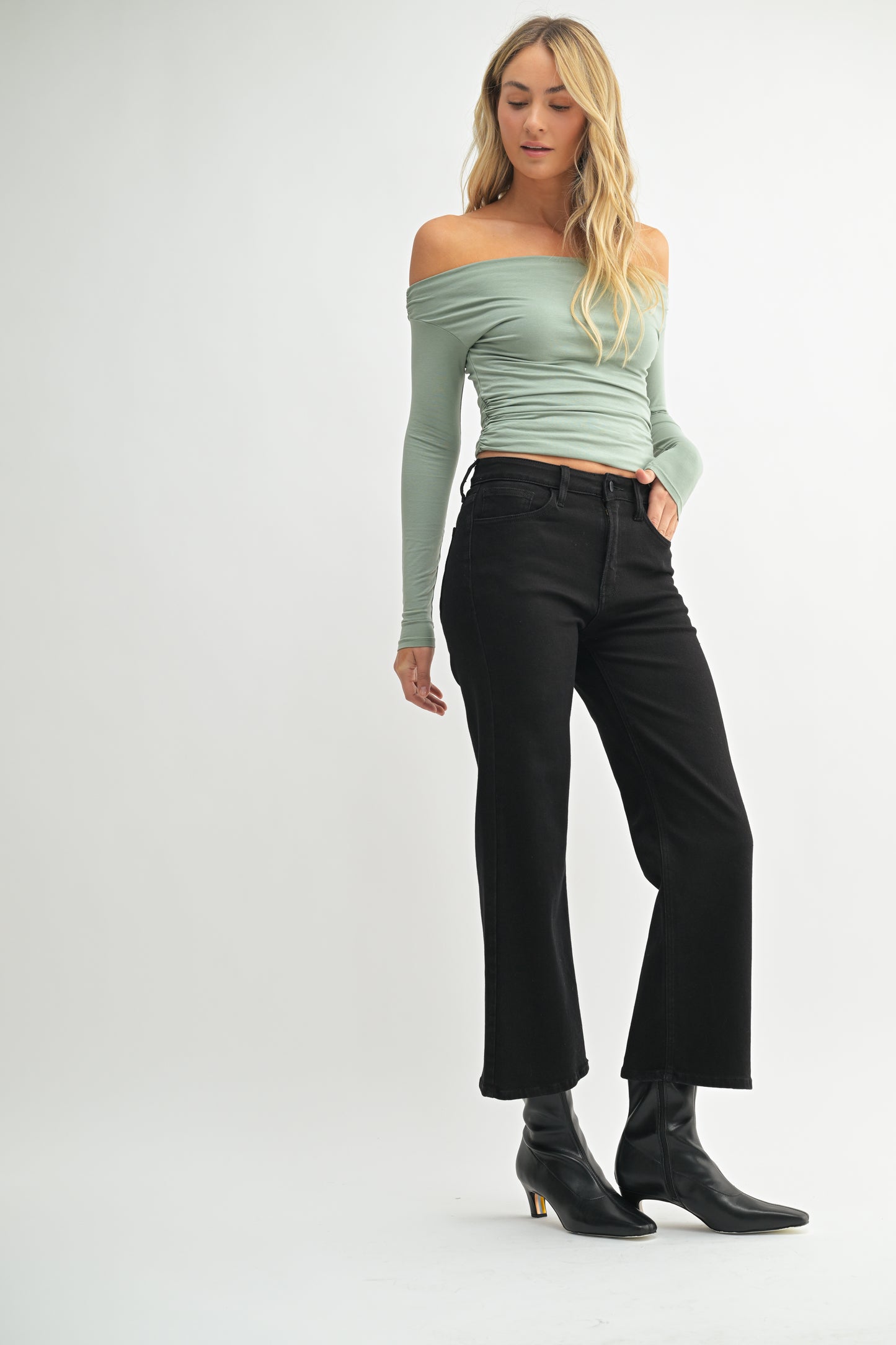 Lola Slim Wide Leg Jean