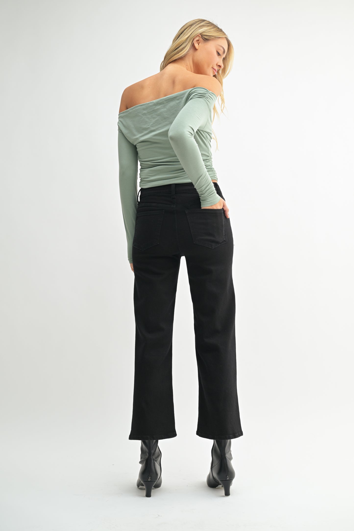 Lola Slim Wide Leg Jean