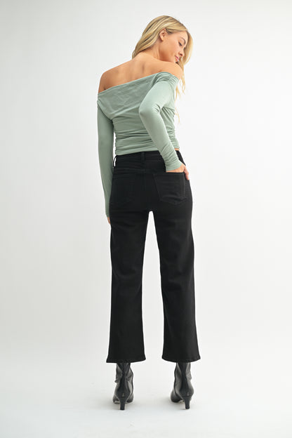 Lola Slim Wide Leg Jean
