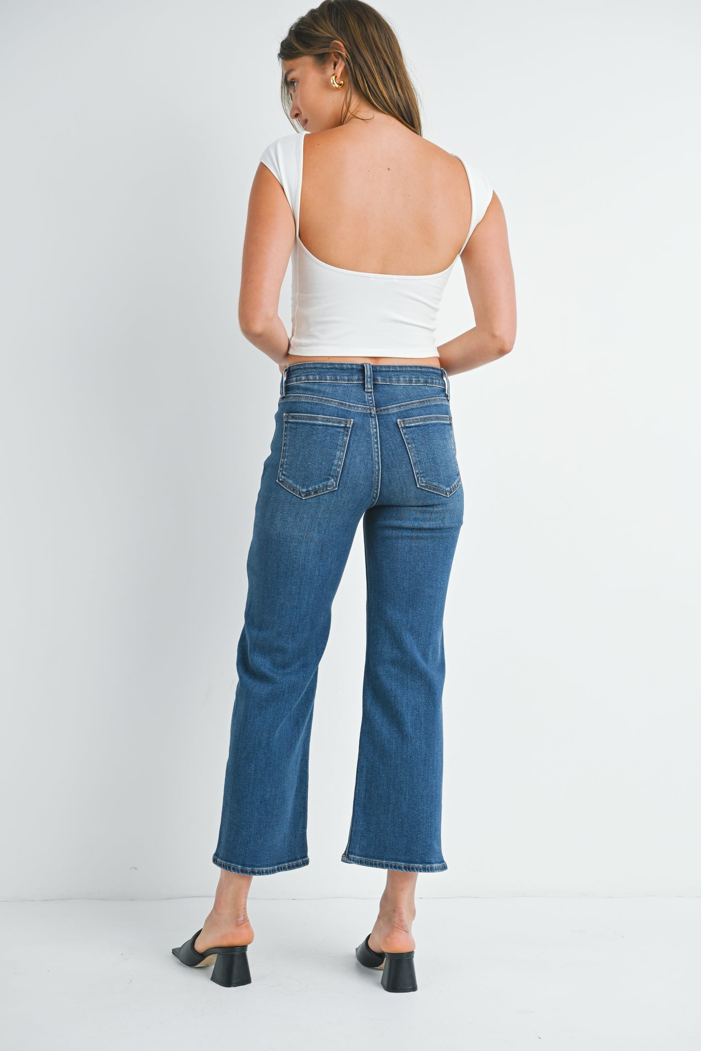 Lola Slim Wide Leg Jean