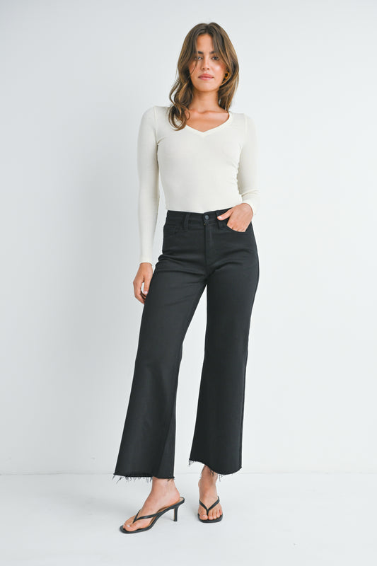 Claire Full Length Wide Leg Jean