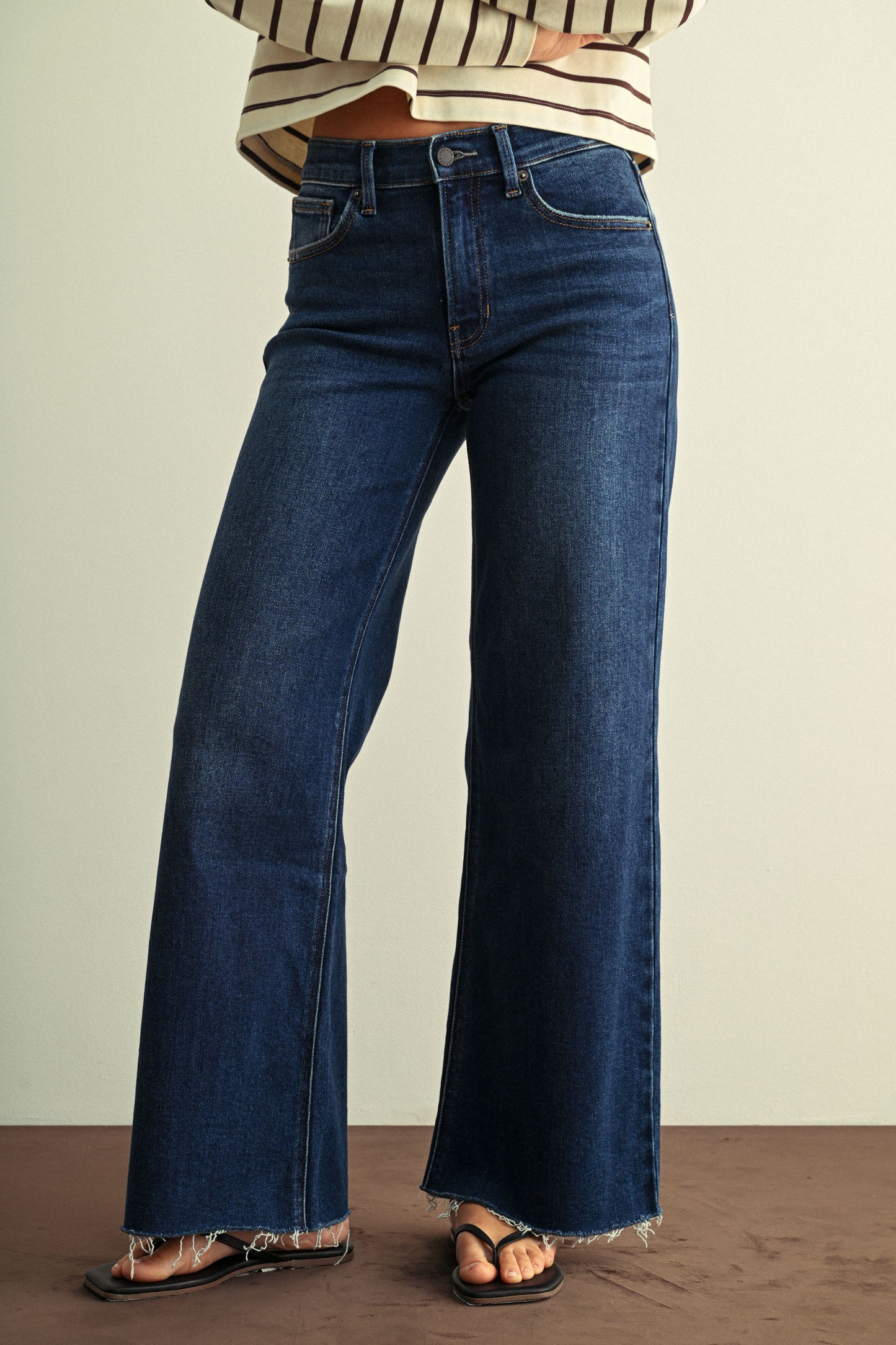 Claire Full Length Wide Leg Jean