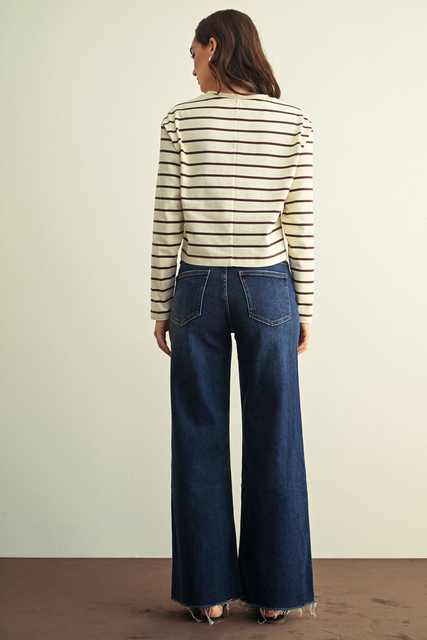 Claire Full Length Wide Leg Jean