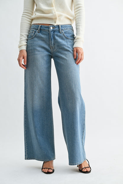 Vivienne Stretch Mid Rise Palazzo