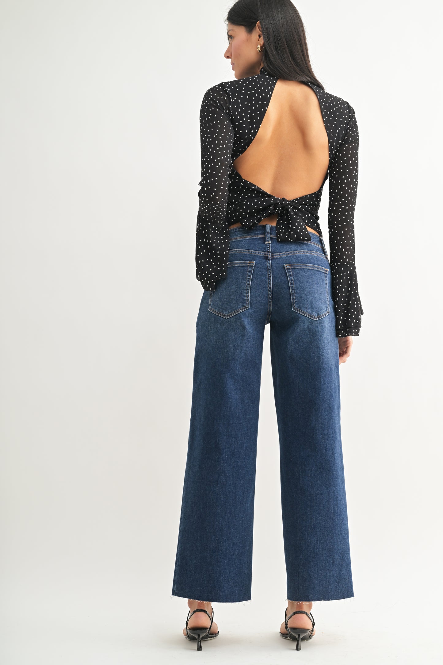 Frankie Utility Slim Wide Leg Jean