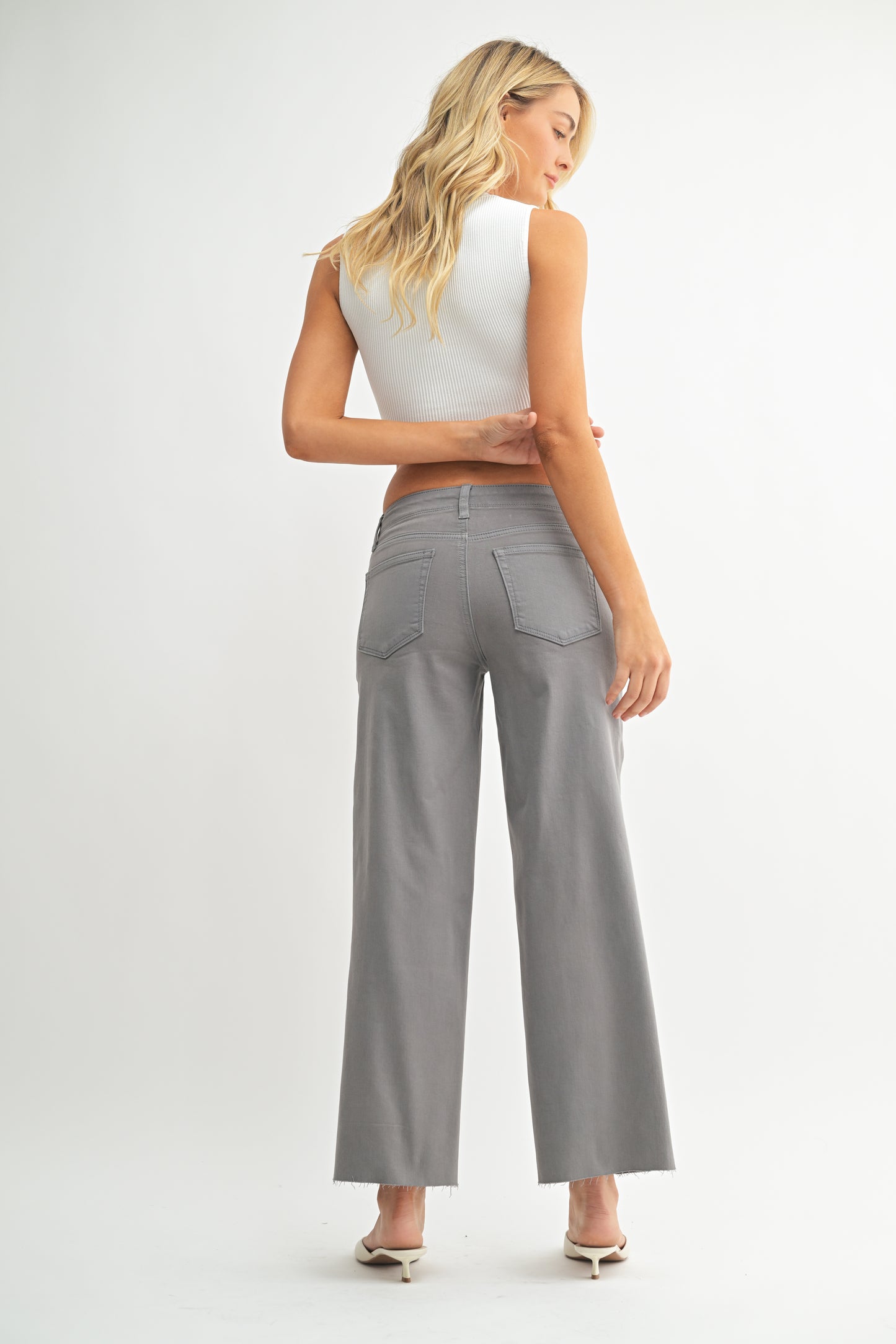 Frankie Utility Slim Wide Leg Jean
