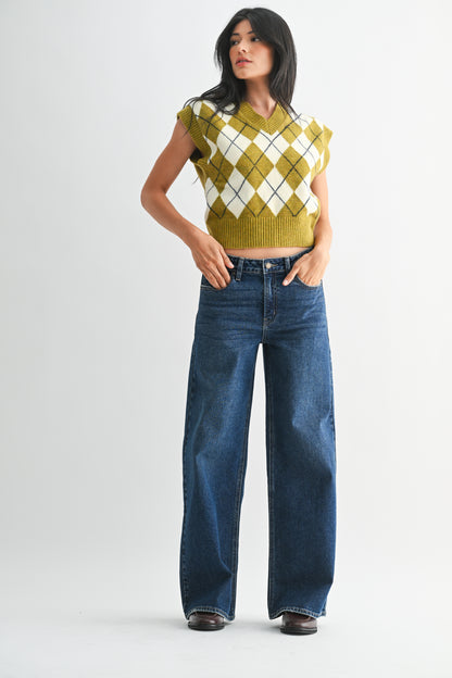 Harper High Rise Full Length Straight Jean