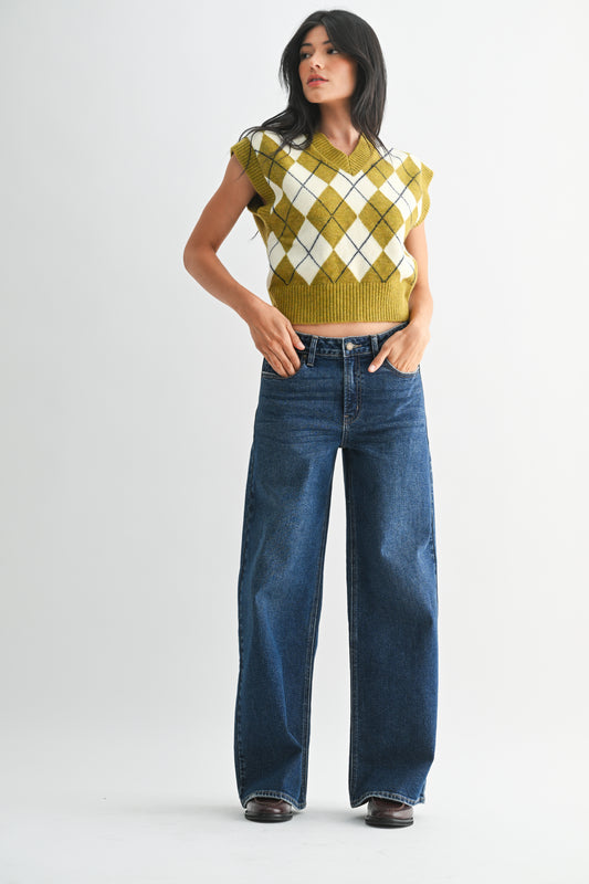 Harper High Rise Full Length Straight Jean