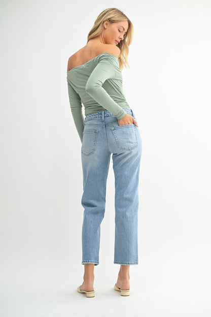 Rae 90s Stretch Straight Jean