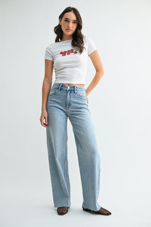 Tilly Scissor Cut Wide Leg Jean