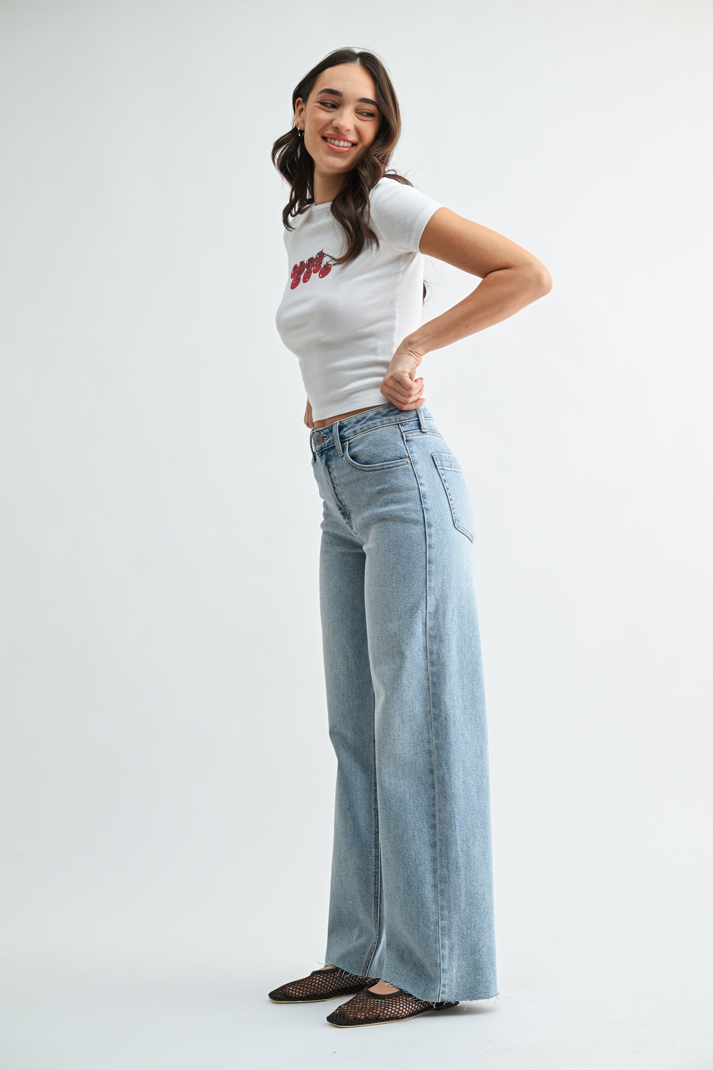 Tilly Scissor Cut Wide Leg Jean