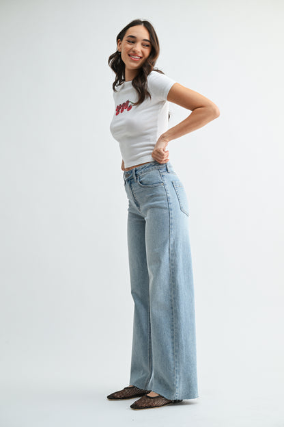 Tilly Scissor Cut Wide Leg Jean