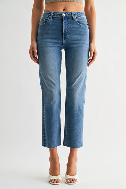 Kaia Hem Detail Straight Leg