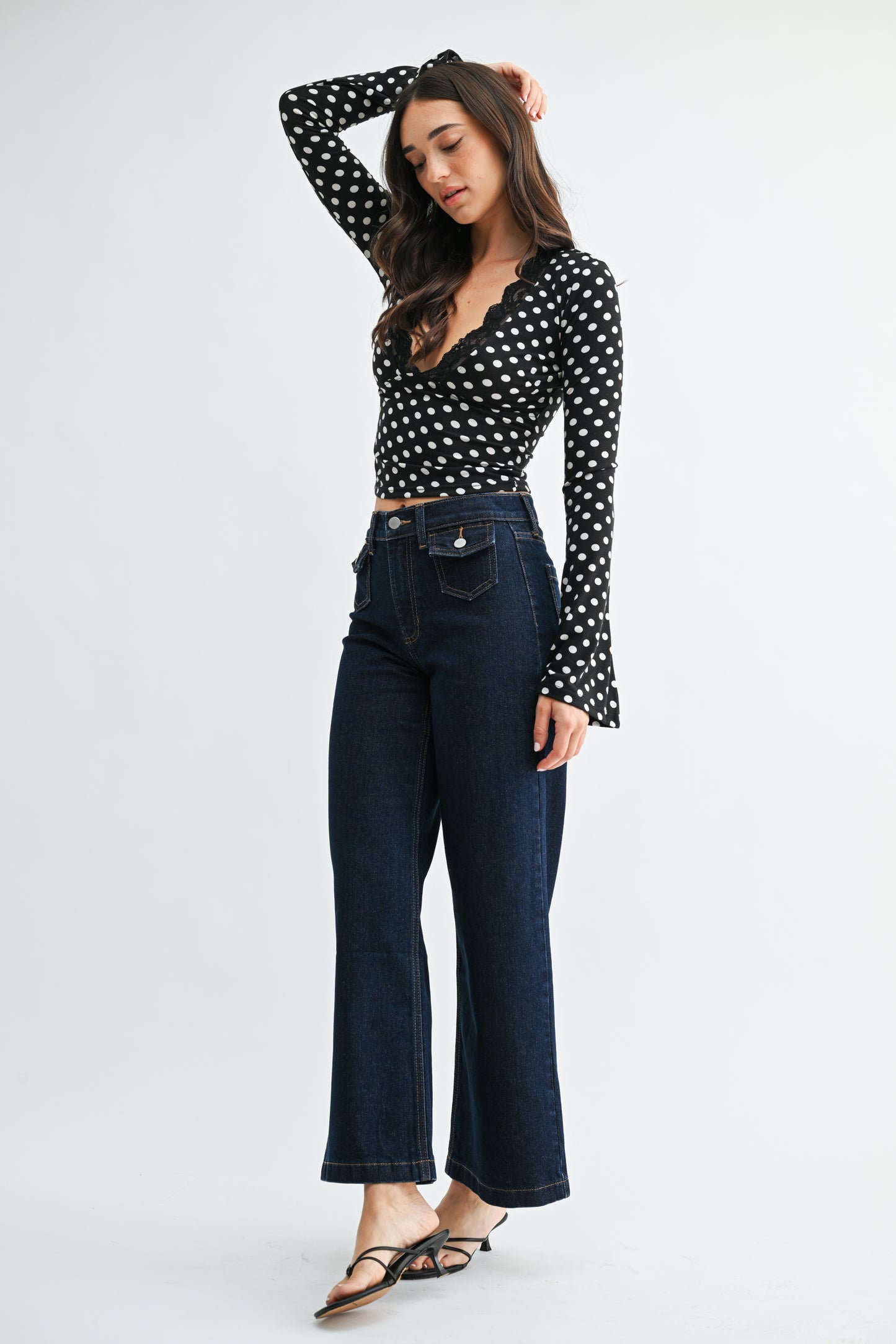 Iris Mini Flap Pocket Wide Leg