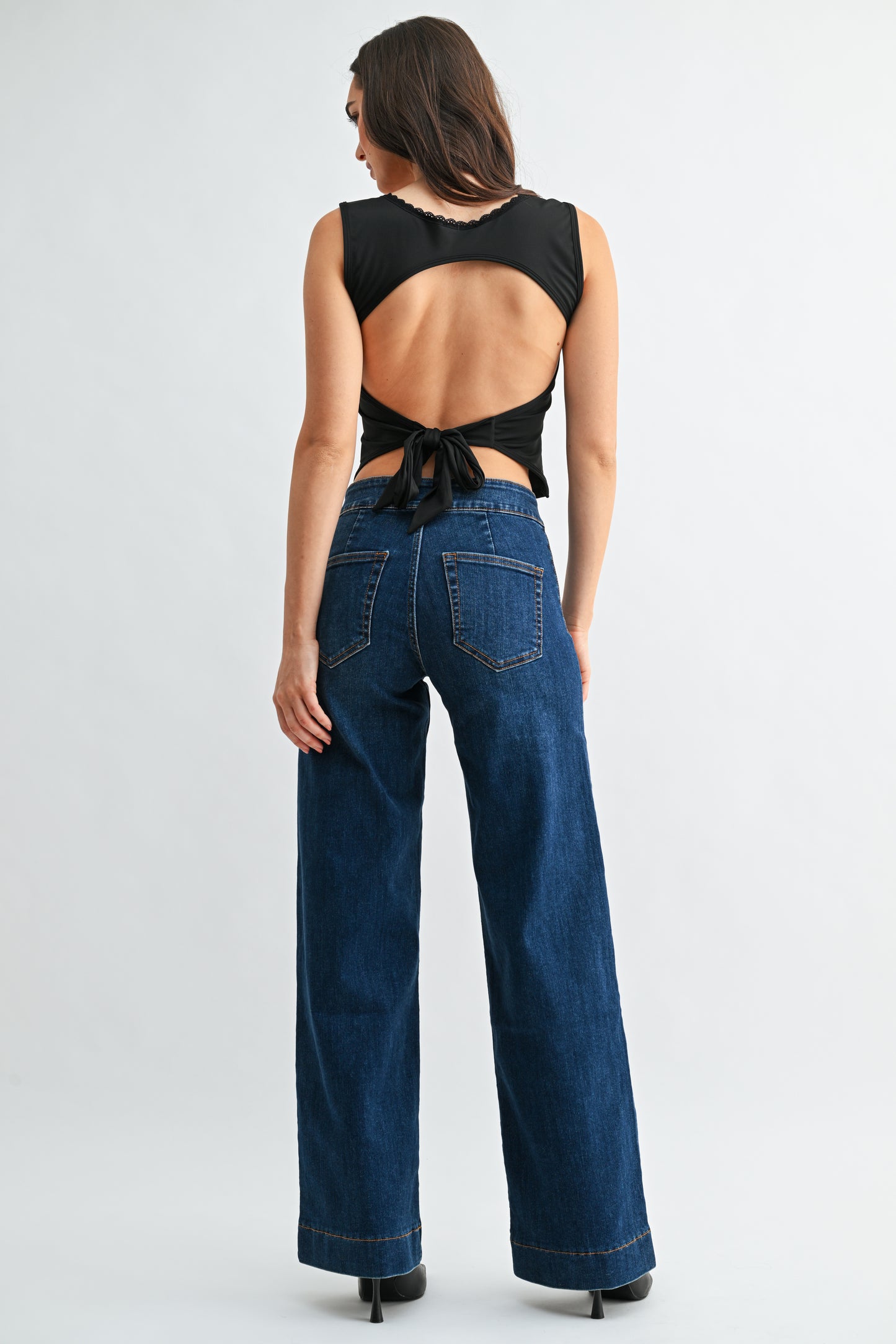 Rosalie Faux Pocket Wide Leg