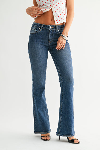 Stella Mid Rise Flare Jean