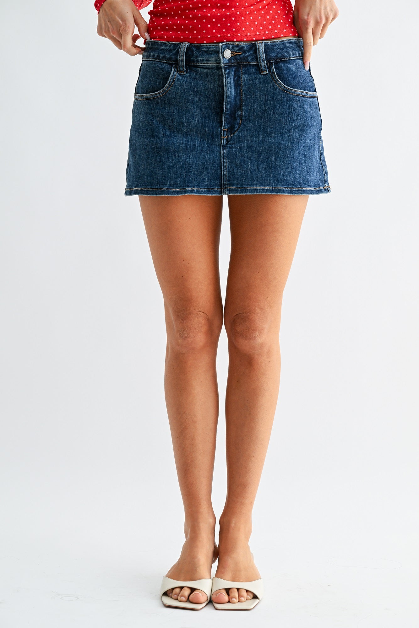 Marley Mini Denim Skort