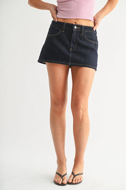 Marley Mini Denim Skort